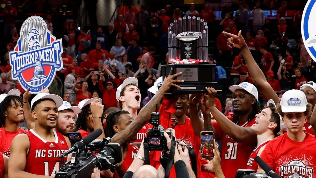 2024 NCAA Tournament March Madness Bracket Estado da Carolina do Norte vs.