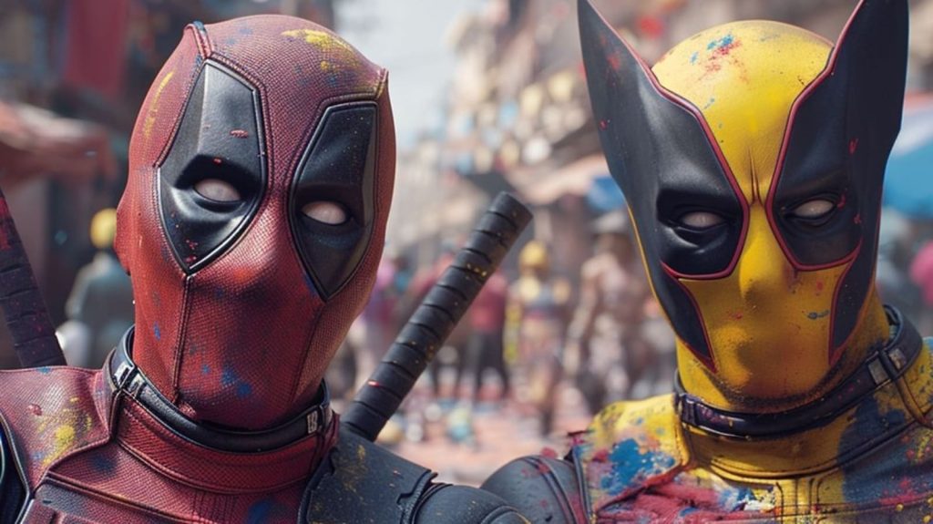 Deadpool e Wolverine enlouquecem interpretando Holi em imagens de IA criadas por fãs | Hollywood