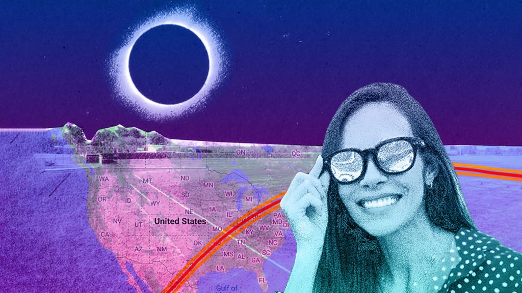 Mapas e óculos para a melhor visualização