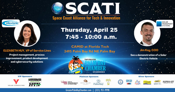 Space Coast Alliance for Technology and Innovation será definida em 25 de abril no Florida Institute of Technology