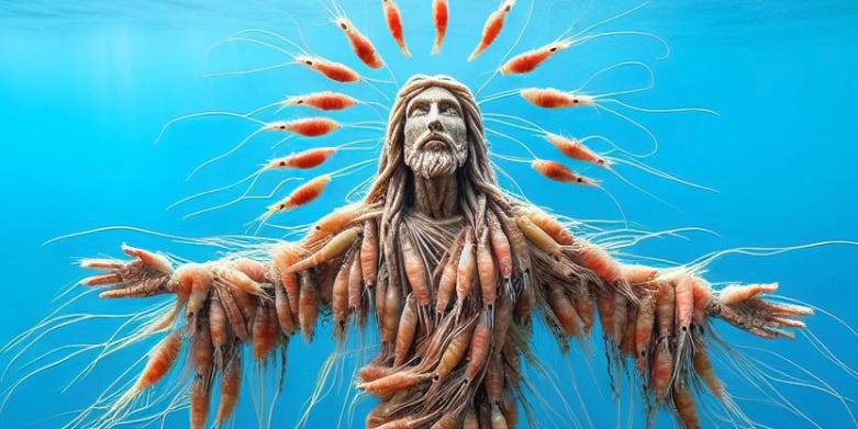 Como a IA “Shrimp Jesus” do Facebook cria uma teia zumbi