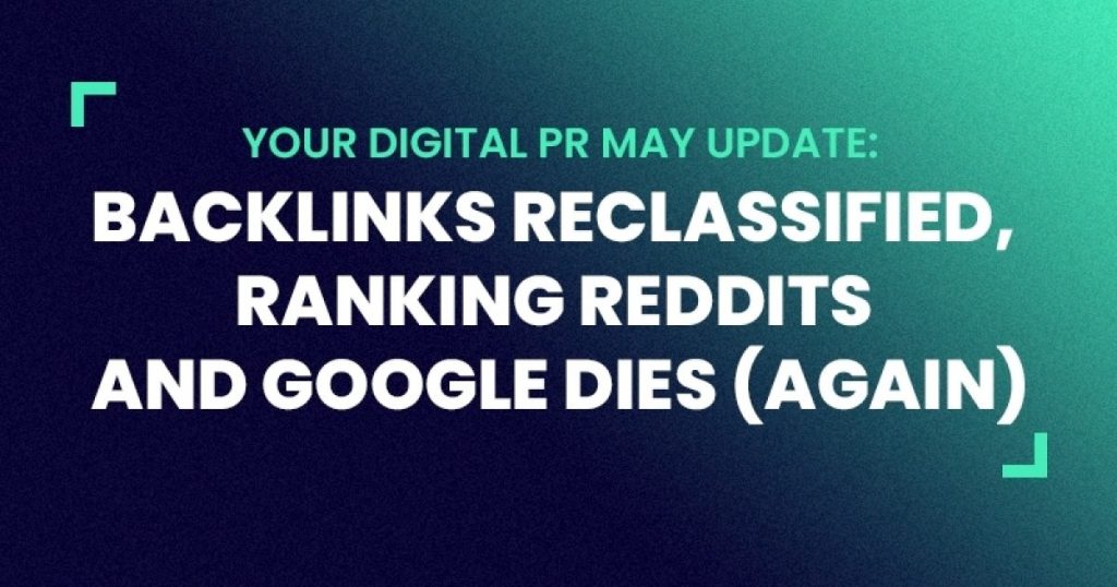 Tendências e atualizações de relações públicas digitais de maio: backlinks…