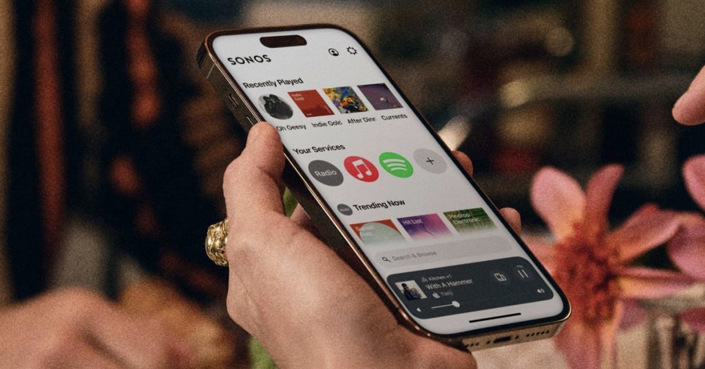 O aplicativo redesenhado da Sonos está atraindo usuários como balões de chumbo