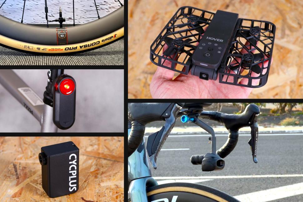 A tecnologia de ciclismo mais emocionante do momento – os gadgets que nos entusiasmam, incluindo sensores aerodinâmicos, drones de bolso e monitores inteligentes de frequência cardíaca