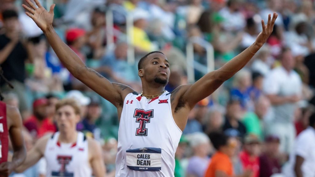 Caleb Dean, do Texas Tech Athletics, vence o campo para ganhar o título da NCAA