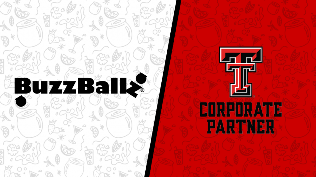 Buzz Balls firma parceria de três anos com a Texas Tech University Athletics para fornecer coquetéis prontos para beber no estádio