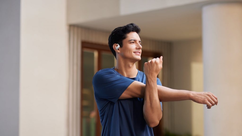 Fones de ouvido Bluetooth Shokz OpenFit Air totalmente sem fio