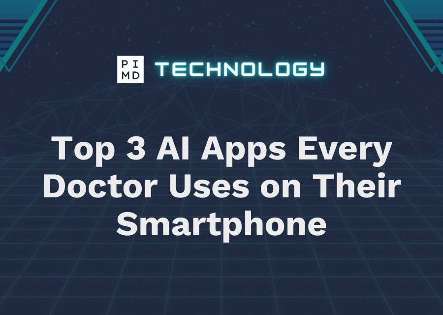 Os 3 principais aplicativos de IA que todo médico usa em seus smartphones