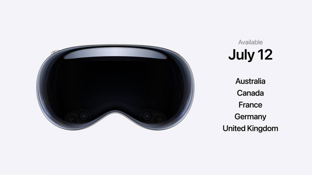 Apple expande Vision Pro App Store para novos países antes do próximo lançamento