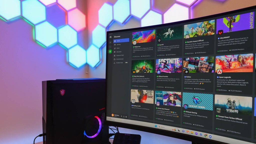 Meu aplicativo de filmes favorito é o Discord