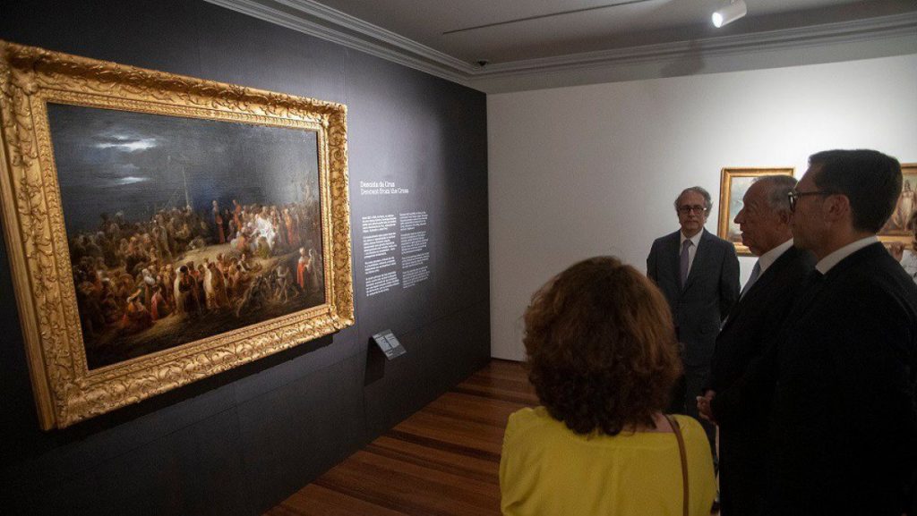 O Museu Soares dos Reis vai expor a partir deste sábado a pintura “Descida da Cruz”, de Domingos Sequeira.