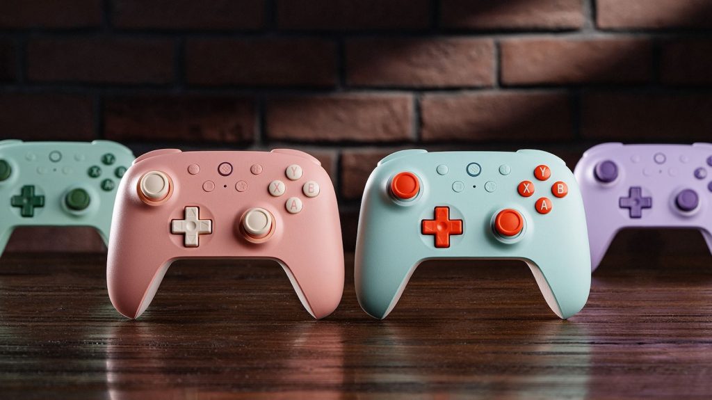 8BitDo Ultimate 2C Wireless Gamepad oferece várias opções de cores