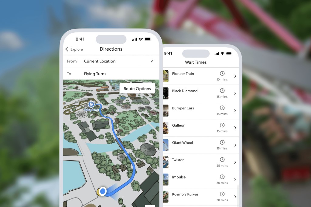 Atrações.io | Ativando o aplicativo móvel Knoebels