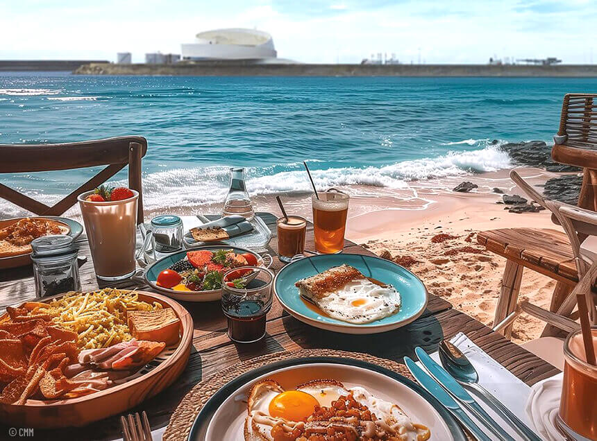 Desfrute de brunches inesquecíveis à beira-mar até 30 de setembro