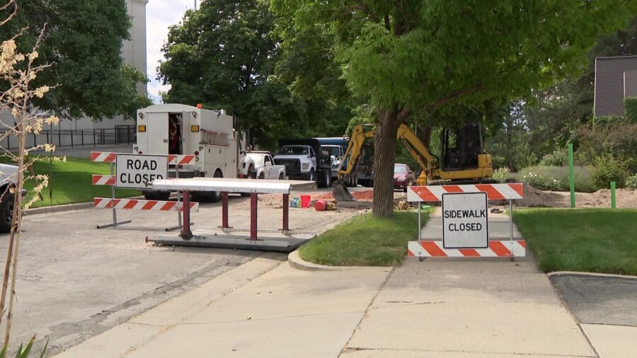 Algumas casas e partes do edifício do Capitólio ficaram sem água durante quase 24 horas.