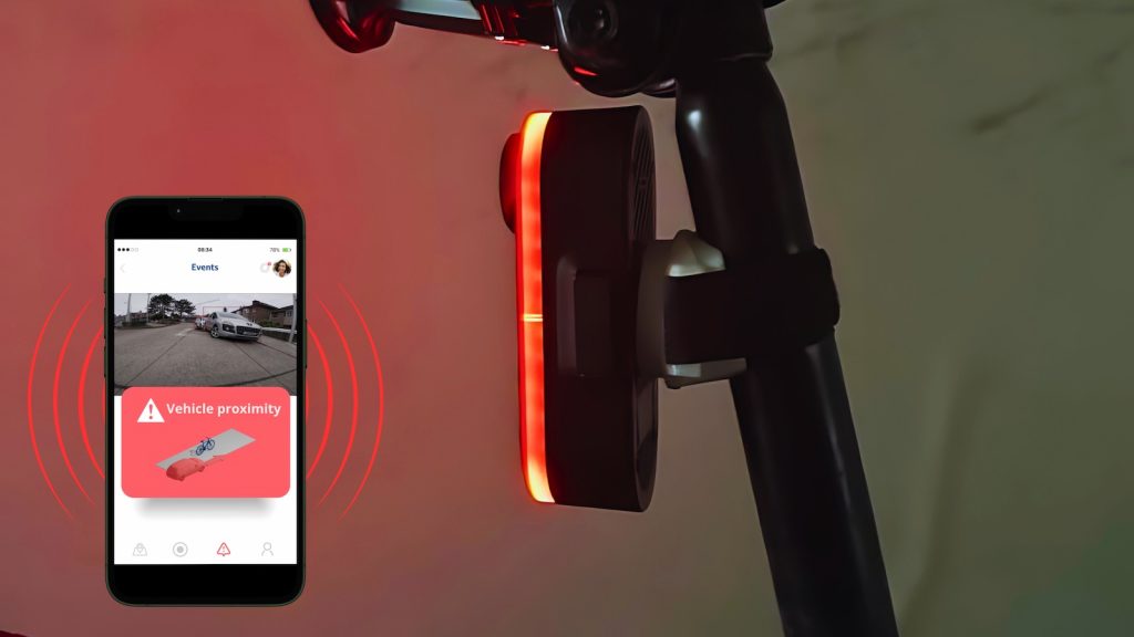 Equipamento de câmera traseira para bicicleta Oculus da Luna no Gadget Flow