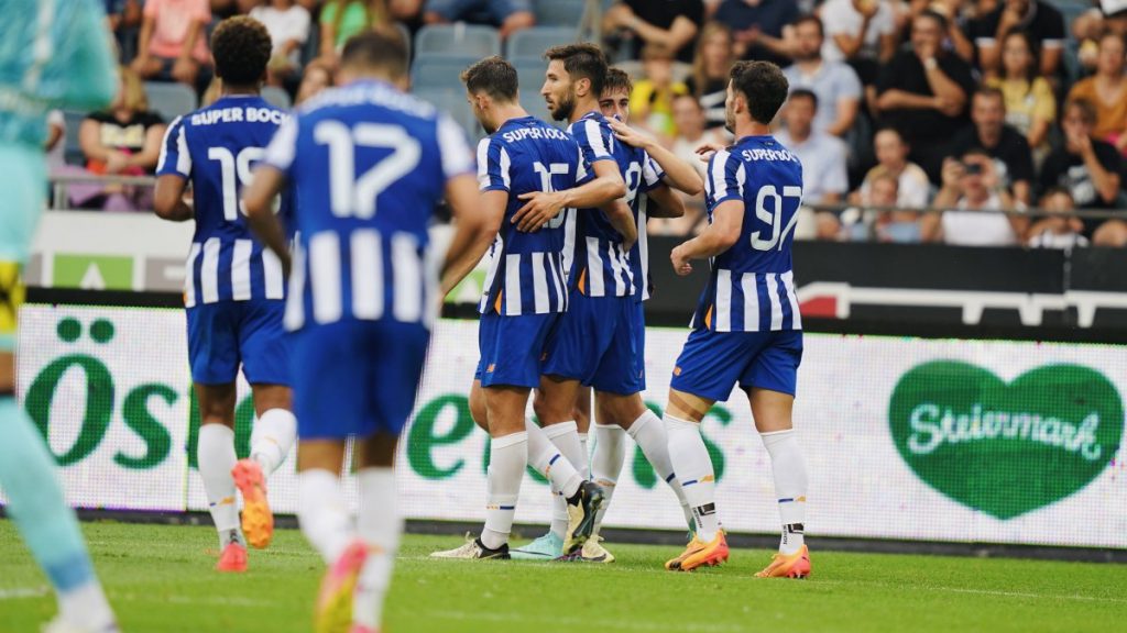 Sem sofrer golos em casa dos campeões austríacos. crônica do jogo