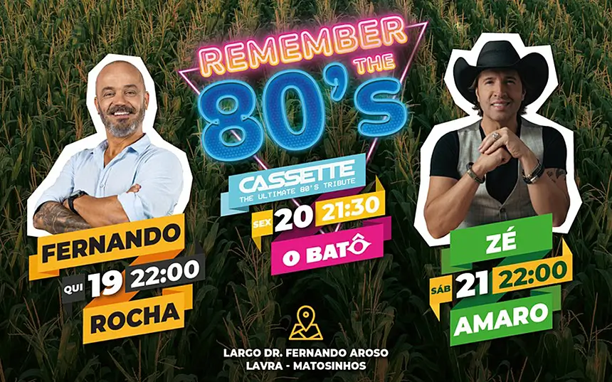 Fernando Rocha e Zé Amaro animam o FEST'AGRO 2024