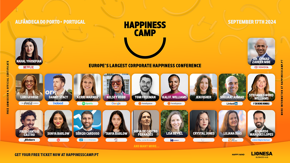 A maior conferência sobre felicidade corporativa da Europa chega ao Porto
