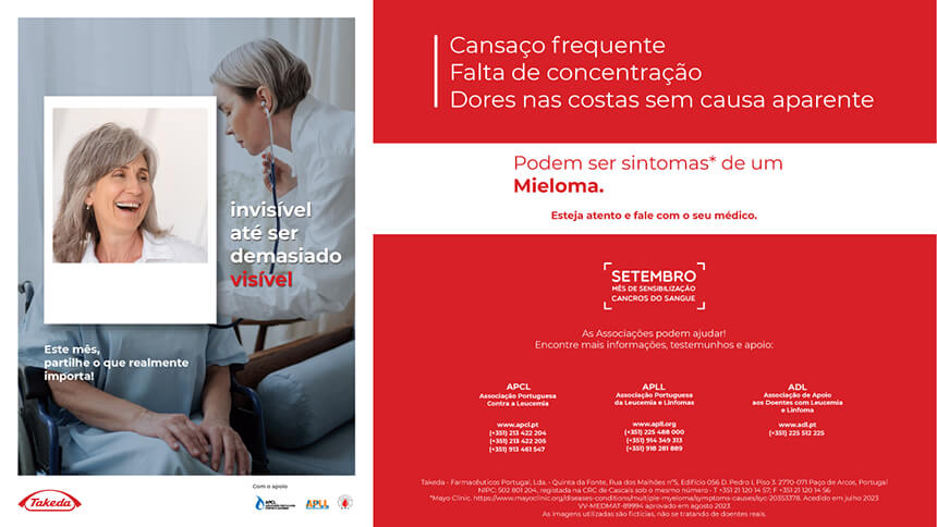 Campanha pede diagnóstico precoce de câncer no sangue
