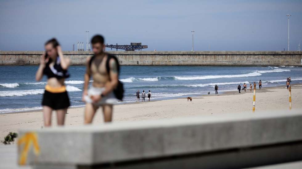 Banhos aconselhados em praias em Matosinsinhos e Vila Do Conde