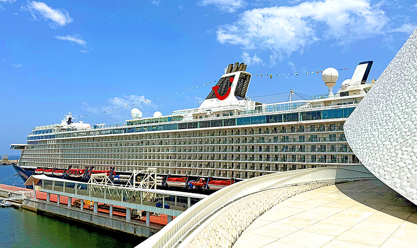 Mein Schiff 4 Escolha o porto de Leixões para cinco operações de recuperação